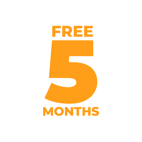 Up to 5 Months Free